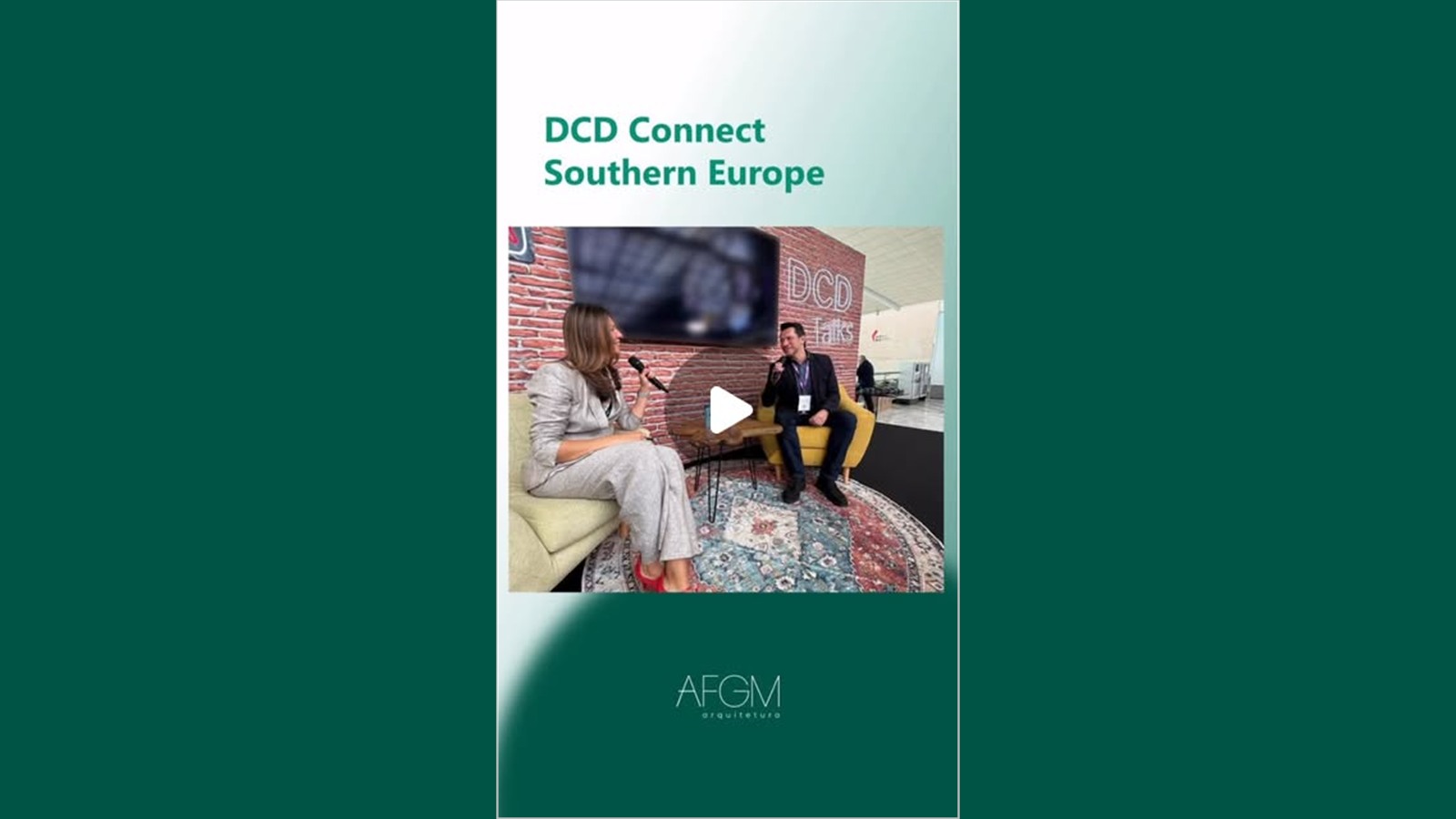 Entrevista da AFGM durante o DCD Connect Southern Europe em Madri