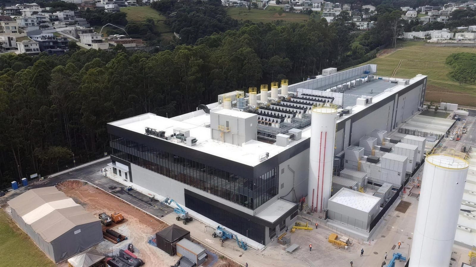 Edifício do data center Equinix SP06, em Santana de Parnaíba (SP)