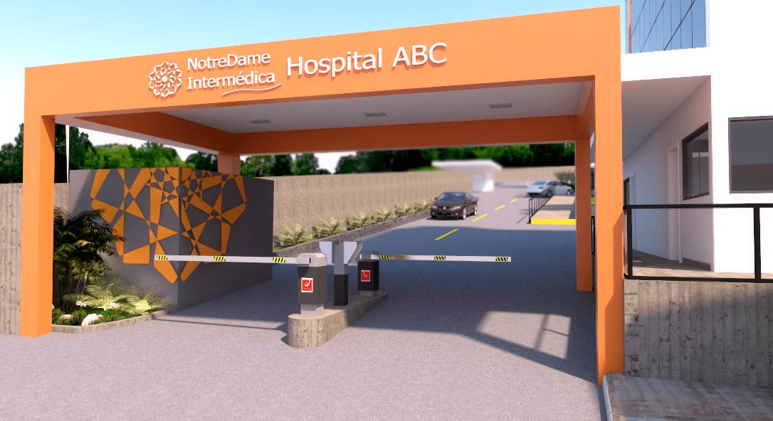 Hospital Intermédica ABC — projeto de healthcare design AFGM