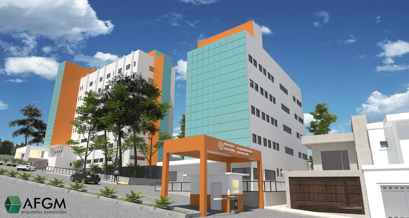 Hospital Intermédica ABC — projeto de healthcare design AFGM