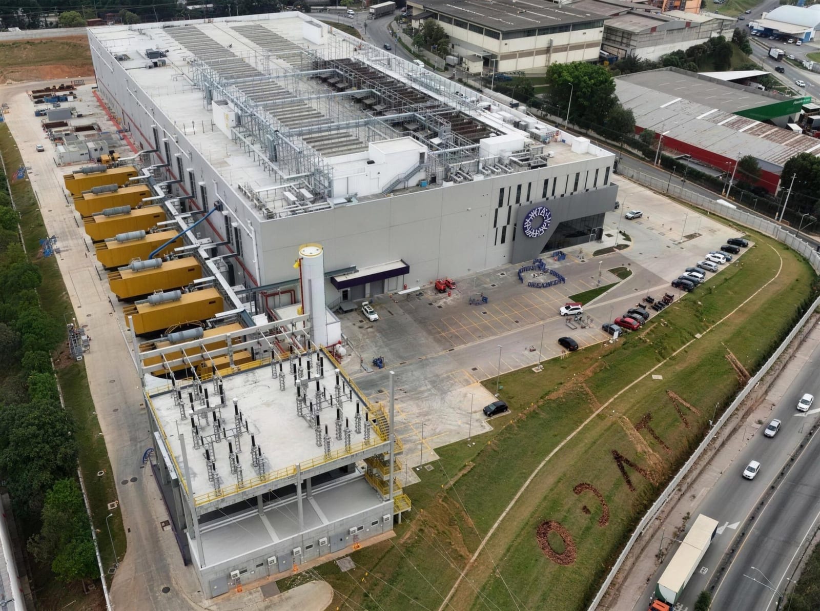Implantação do data center ODATA SP04, em Osasco (SP)