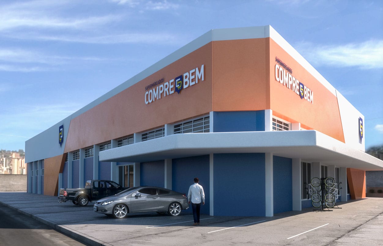 Supermercados Compre Bem — projeto residencial, comercial ou de interiores AFGM