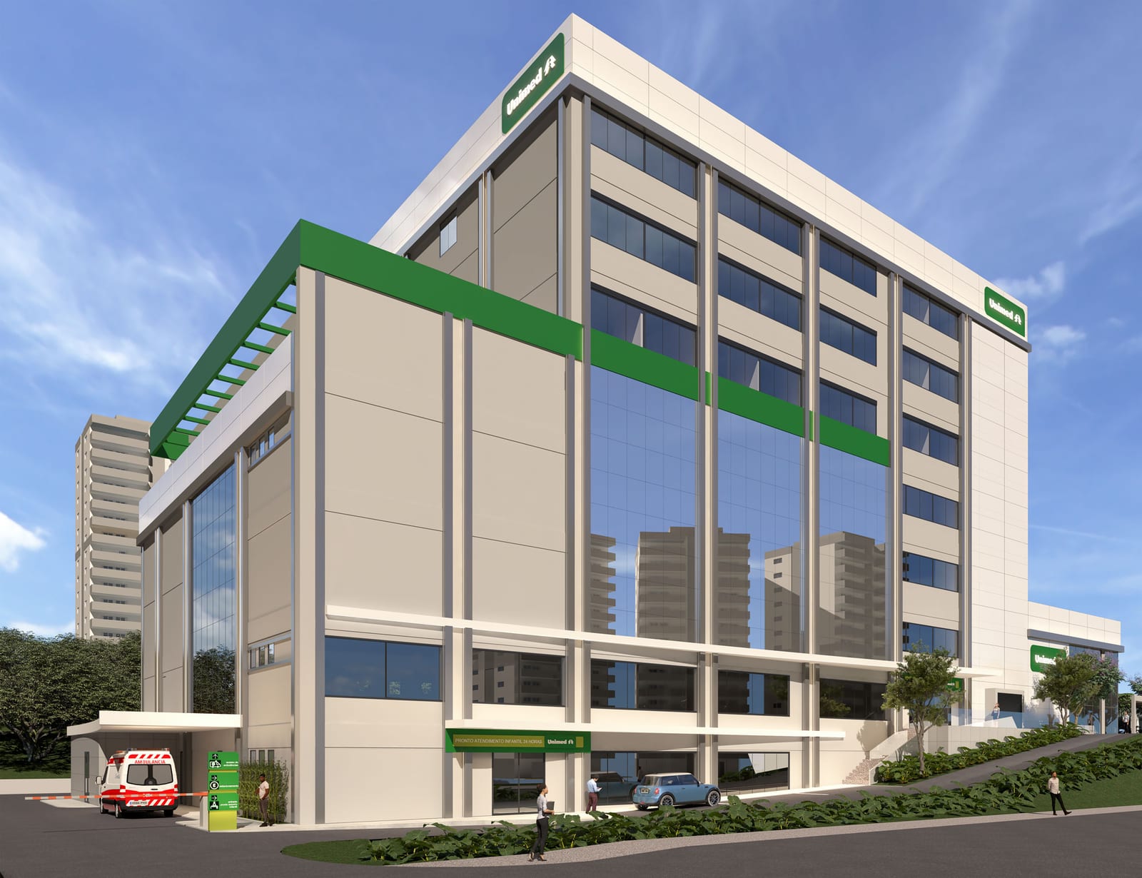 Unimed — projeto de healthcare design AFGM