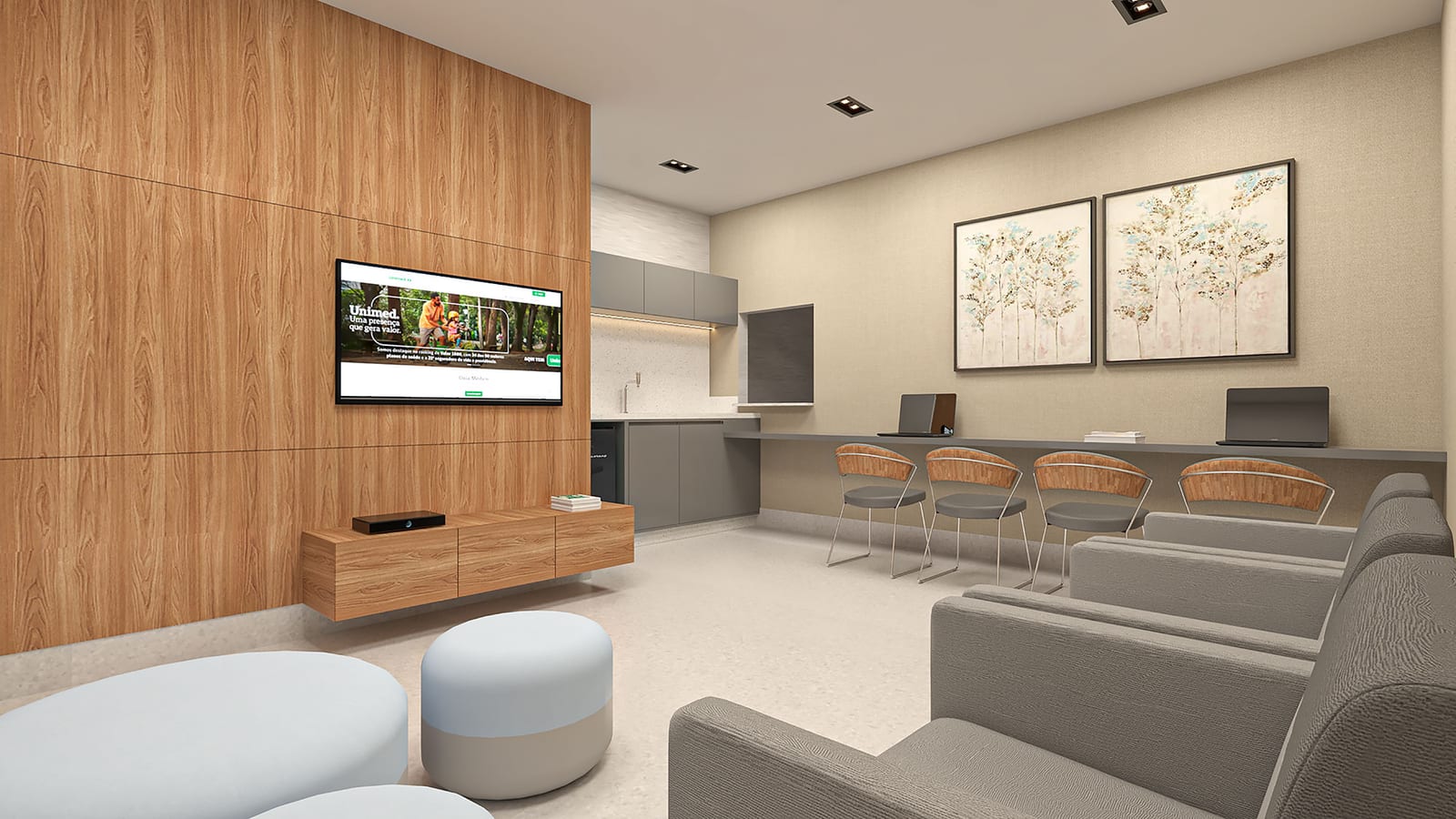 Unimed — projeto de healthcare design AFGM